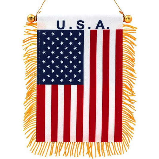 USA Window Hanging Flags - 11-flag